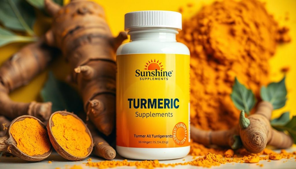 turmeric supplement bottle