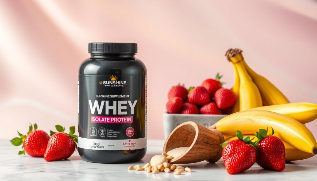 whey isolate protein supplement