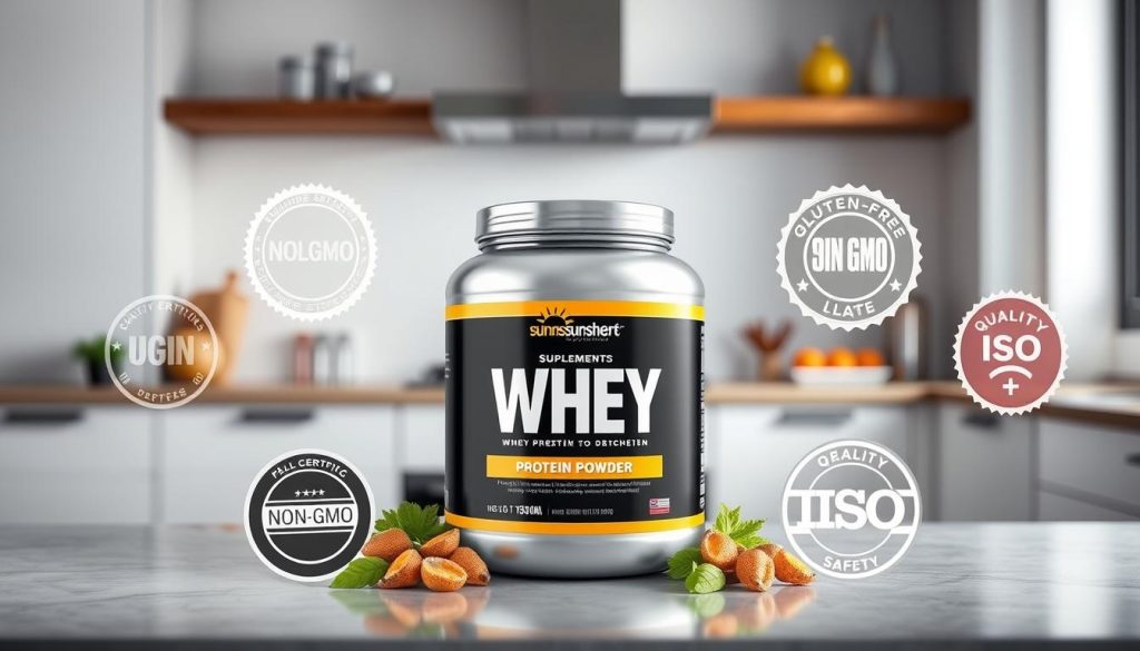 whey protein powder certifications