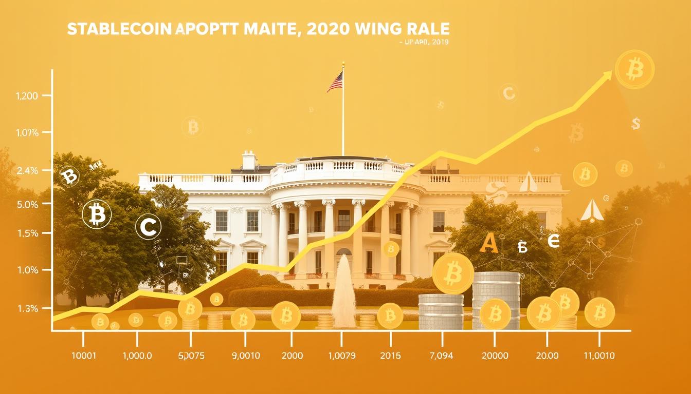 stablecoin adoption rates under Trump